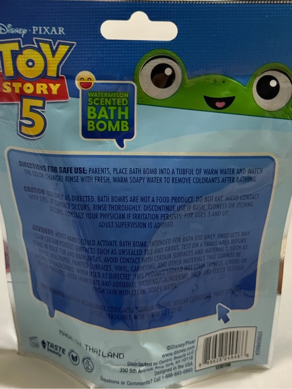 Disney Pixar Toy Story 5 Woody Color-Twist Bath Bomb